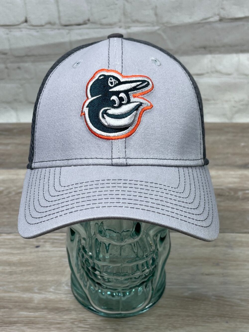 NEW BALTIMORE ORIOLES NEW ERA FITTED MEDIUM-LARGE 39THIRTY BASEBALL HAT / CAP